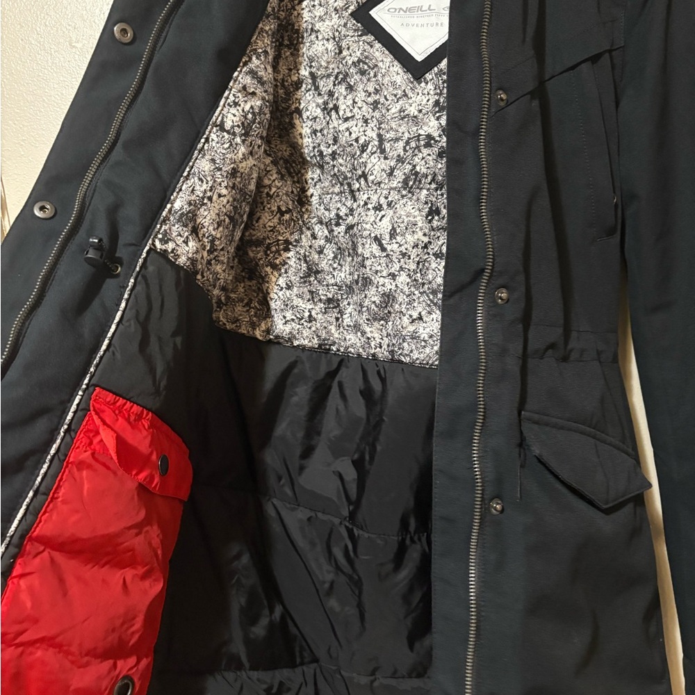 Women's O’Neill Black Journey Technical Parka size XS - Picture 3 of 5